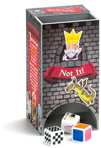 Not It Card Game Fast Paced Family Night Party Game Great for Travel 3+ Players Ages 6+ Castle Land Edition!