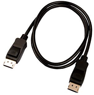 V7 Câble de connexion, câble DisplayPort Pro (m) vers DisplayPort (m), câble Displayport 1 m - Noir