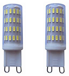 WELSUN - Lampadina a bassa tensione G9 LED da 12 V 24 V AC/DC, 5 W 63 LED 4014, 400 – 450 lumen, 3000 K / 6000 K, per Camper Marina, luce solare e griglia 2 confezioni (colore: bianco caldo)
