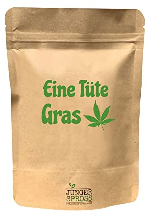 JUNGER SPROSS Pflanzbeutel - Eine Tüte Gras