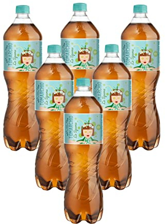 Sicilia Bedda - BIBITE TOMARCHIO - Bibite Siciliane - Spuma, Arancia Rossa, Aranciata, Chinotto, Ginger - Altissima Qualità (SPUMA 6X1.25)