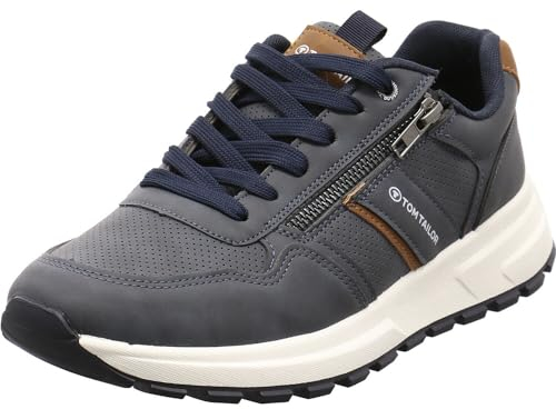 Tom Tailor Herren 5380410002 Sneaker, Navy, 42 EU
