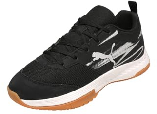 PUMA Unisex Youth VARION II JR Indoor Court Shoe, PUMA Black-COOL Light Gray-Gum, 38 EU