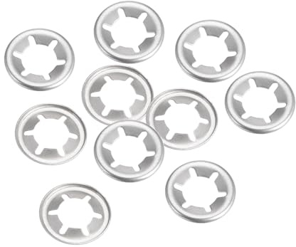 Kozelo 10 Pièces Rondelles Blocage Étoile Dents Internes 6x15mm | Amortissement Équipements Verrouillage Rapide Acier Inoxydable 304, [6 mm Diamètre Intérieur X 15 mm Diamètre Extérieur]
