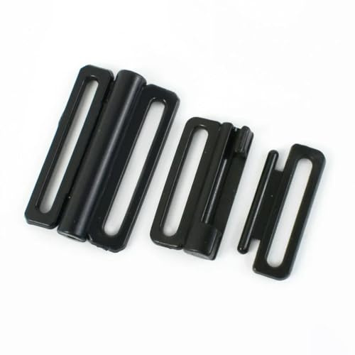 OMEVU 30 Set 8-25mm Fibbie in plastica per Reggiseno Costumi da Bagno Bikini regolatore Chiusura Clip Chiusura Biancheria Intima Pulsante Fibbia Accessori Cucito Fai da Te