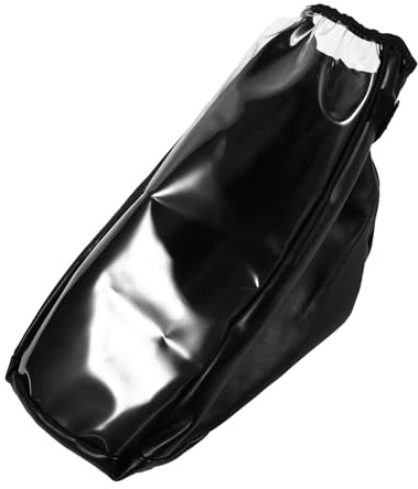 Schutzhülle für Rollstuhl Controller Transparent Wasserfest Schwarz | PU und PVC, Graue Innenseite, Präzise Bedienung, Leicht Montierbar, für Linke oder Rechte Hand