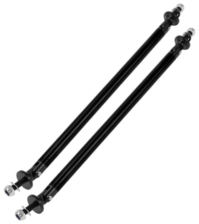 Partuto 200mm Adjustable Front Bumper Lip Splitter Strut Support Bars Black | 2pcs, 200mm/7.87in, Car Splitter Support Rods, Aluminum Alloy