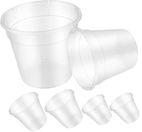 KITANDOVE Lot De 6 Pots À Orchidées en Plastique Robuste avec Trous Latéraux Inférieurs Pots De Fleurs À Utiliser