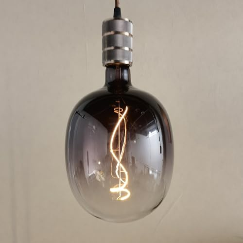 SD LUX Große Edison LED Glühbirne 5W E27 dimmbar 400lm Equi50W 2700K 1Stück | Übergroße Vintage Glühbirne riesig dekorativ CRI>90 perfekt für Esszimmer Wohnzimmer und Schlafzimmer als Pendelleuchte