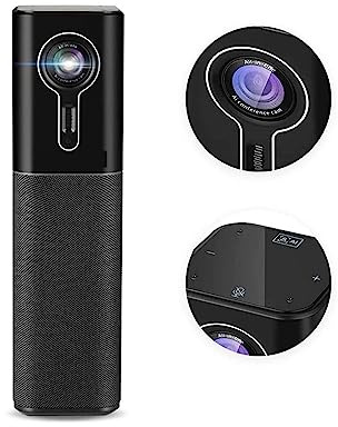 Webcam Camara pc Camara Web Webcam Cámara web de encuadre automático con micrófonos y altavoz 88° Wide FOV 2K 60fps USB Streaming Webcam Video Audio System for conferencias para transmisión en vivo, v