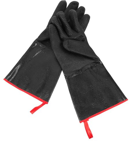 Fire-resistant Gloves 1 Pair Neoprene Black Hand Protection