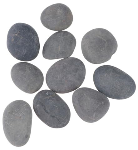 JOINPAYA 20pièces Galets Noirs à Peindre Polir Pour Peinture Sur Pierres Et Dessin Créatif