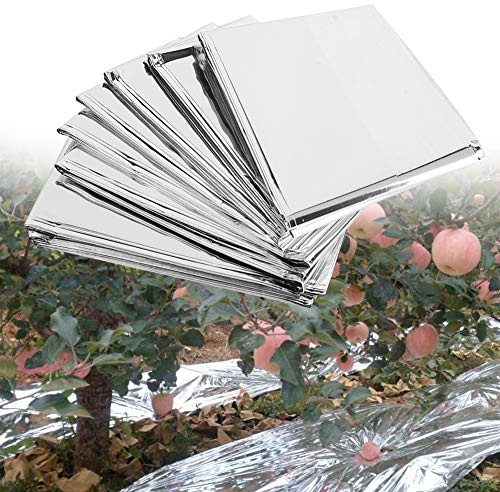 RASTKY Film Riflettente Pianta d'argento Film Riflettente Garden Greenhouse Accessori Leggeri 210 * 120 Cm - Miglioramento della Riflessione della Luce