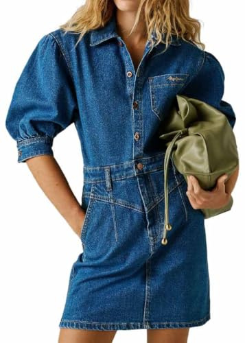 Pepe Jeans Authentic Denim Dress Gracie Vestido Mujer (Pack de 1)