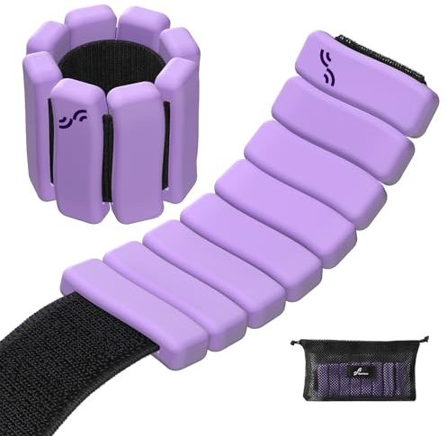 Pesi per piedi, pesi dei piedi, pesi del polso, 1 kg, 1 paio, pesi per gambe, pesi per mani e piedi, per fitness, movimento, corsa, ginnastica