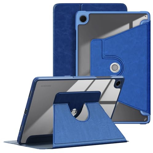 TOPCASE Rotating Case Compatible with Samsung Galaxy Tab A11 Plus X230/Tab A9 Plus 11 Inches, 360 Degree Rotating Stand Case, Auto Sleep/Wake Protective Case for Galaxy Tab A11+ Tablet, Dark Blue