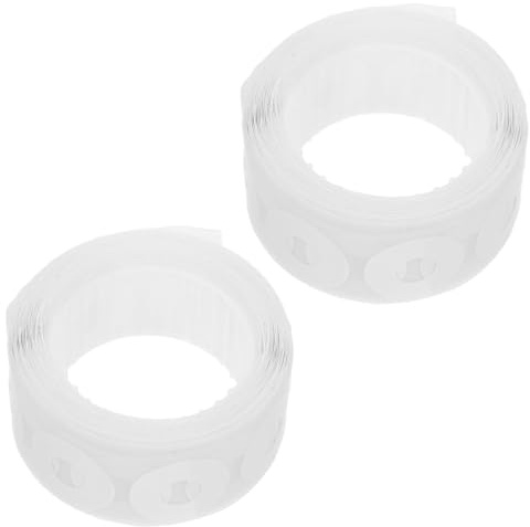 GATHINESS Anillos de Refuerzo para Agujeros 500 Unidades Autoadhesivas PVC para Tablas de Comportamiento y Trabajos de Bricolaje en Oficina y Escuela