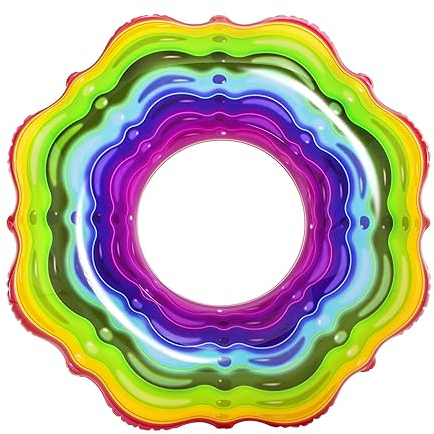 1.15m Rainbow Schwimmreifen