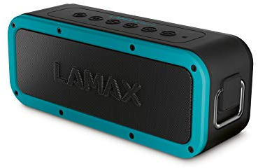 LAMAX Storm1 Bluetooth Lautsprecher 5.0, 40W, Tragbarer Kabelloser Bluetooth Box mit IP67 Wasserdicht, 3 Musikmodi, Batterie bis zu 15 Stunden, USB-C, NFC, 3,5 mm Jack sowie MicroSD, Musikbox