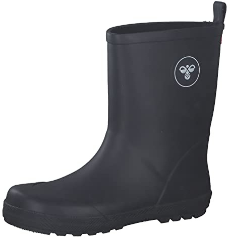 Hummel Unisex barn gummibåt Jr.Rain Boot, Svart iris, 26 EU