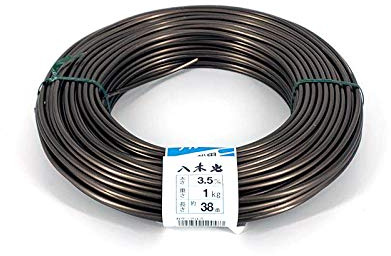 BonsaiGranada | Alambre Aluminio anodizado 1 kg Chino 3,5 mm | Alambre para Ramas de bonsái