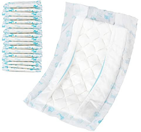 Leopinky Disposable Dog Diaper Booster Pads L - 50 Count, Dog Diaper Liners for Male and Female Dogs, Inserts Fit Most Puppy Diapers - Pet Belly Bands and Male Dogs Wraps