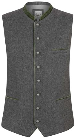 Stockerpoint Gilet Fabricio, Verde Muschio, 64 Uomo