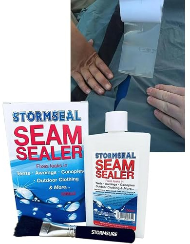 Stormsure Nahtabdichter + TUFF Tape Bundle - 2m Streifen für Outdoor-Reparaturen: Dichtet Nähte, Repariert Risse, Verlängert die Lebensdauer