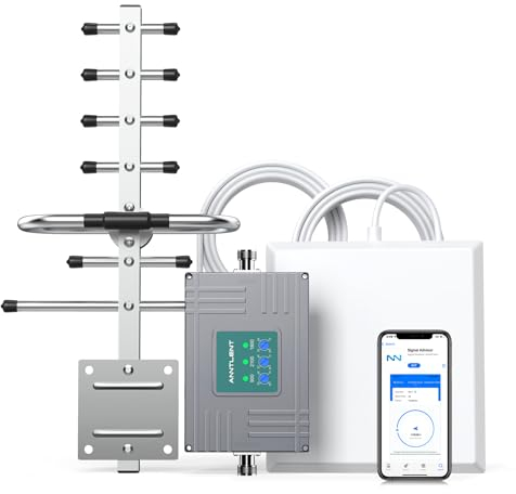 Amplificatore Segnale Cellulare gsm 4G 3G lte Ripetitore 4g Supporto TIM Vodafone Wind Tre - Banda 8/3/1(900-1800-2100MHz) Ripetitore Segnale Cellulare Copertura fino a 450㎡ Per la Casa Ufficio