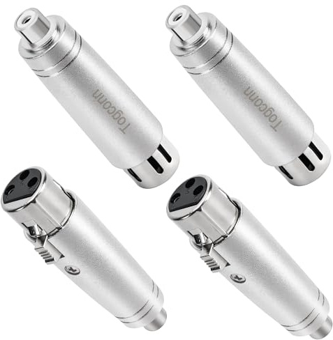 Togconn RCA/XLR Adapter Pack, RCA/XLR connectors