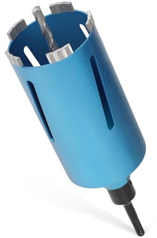 Corona de diamante M22 para taladros de núcleo, incluye turbo de 10 mm, longitud de 200 mm, diámetro de 92 mm, adaptador SDS-PLUS, corona de perforación húmeda y seca, soldada con láser para hormigón,