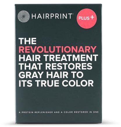 Hairprint True Color Restorer Plus in Brown | Enhanced Gray Coverage with Extra Restore Application | Dye-Free and Non-Toxic | Replenishes Natural Pigment | Patented Technology by Dr. John Warner