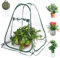SKIKHN Mini Serra,Serra da Balcone,Serra da Giardino,Trasparente Piccola Portatile Serre per Piante,Tenda per Svernamento Non Necessita Di Montaggio,Mini Serra Pop-up per Protezione Piante 70x70x80 cm