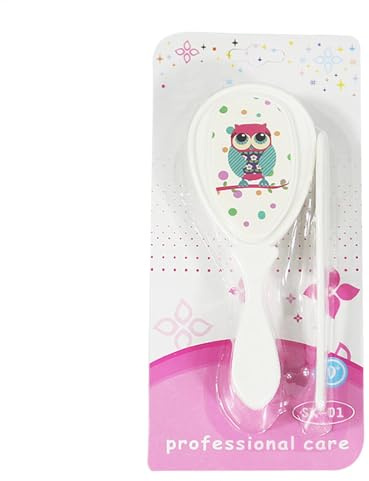 Baby-Haarbürsten-Set für Neugeborene, weiche Borsten, Babyhaarbürste, Wiegenkappe, Haarbürste, Massagedusche, Kopfhautpflege, Sicherheit, Kinderprodukte für und Mädchen