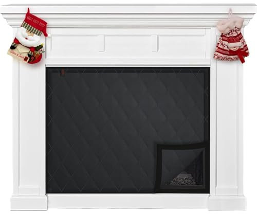Fireplace Draft Stopper for Small Spaces Magnetic Chimney Cover for Apartments & Condos Removable Draught Excluder Colors