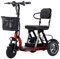 DGHKB Rollatoren Für Senioren,Scooter Elektrisch,3-Rad-Mobilitätsroller,Rollstuhl Elektrisch Faltbar,48V20ah,Elektro Dreirad,Für Ältere Menschen Und Behinderte red