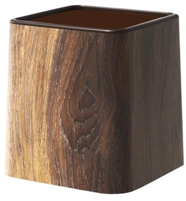 Genérico Papelera de Dormitorio,Papelera Pequeña | Cubo De Basura Con Tapa De Ahorro De Espacio Accesorios Escritorio Versátil Para Dormitorio Habitación Infantil Cocina Oficina