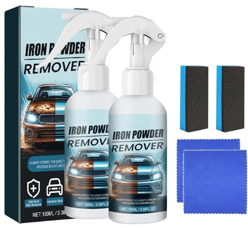 2Pièces Nettoyant multifonction pour taches d'huile et de rouille,Spray antirouille pour métaux,Spray nettoyant multi-usages efficace pour surfaces métalliques automobiles