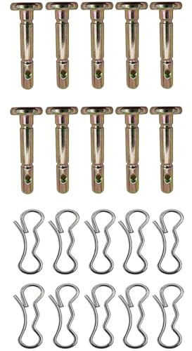 ARTIBETTER Perni di Taglio e Coppiglia in Acciaio Inox per Turbina Neve Ricambio Resistente e Facile da Installare per Spazzaneve e Decespugliatori Protezione Sicura per Macchinari Invernali