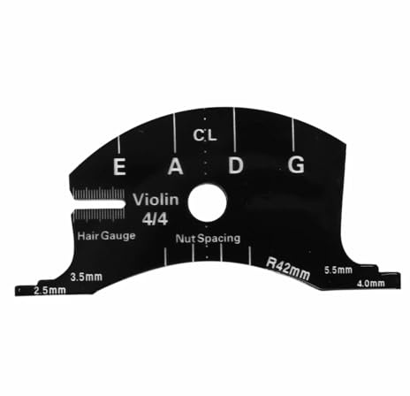Ponte per violino in metallo per 4/4, progettato per elevare l'espressione musicale e semplificare le configurazioni