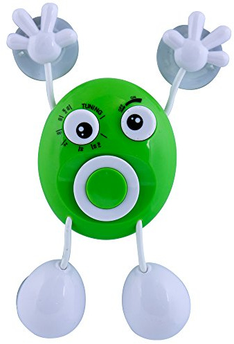 Zadro Showerman FM Shower Radio, Lime Green