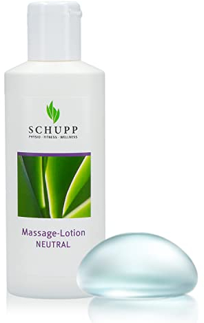 SCHUPP Massage-Lotion Neutral, 200ml - Massage-Creme für gute Gleitfähigkeit - feuchtigkeitsspendende Lotion bei trockener & rissiger Haut - Made in Germany