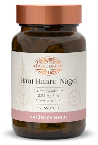 BÄRBEL DREXEL® Haut Haare Nägel Tabletten (102 Stk) mit Hirse-Samen-Extrakt, Zink, Kieselsäure, Selen, Haar-Vitamine Haarwachstum Vitamine Mineralstoffe Nagelpflege Haarpflege Hautpflege …