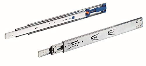 Hettich Kugelpräzisionsvollauszug Ka 4532-450 - Anschlagdämpfung, Belastbarkeit: 35kg, Länge: 450 mm - Stahl, Verchromt - 9126922
