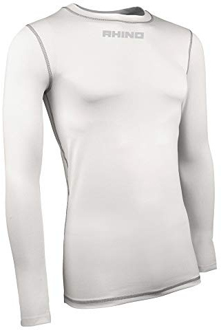 Rhino Tagless Baselayer Base, Blanco, 11/12 Años
