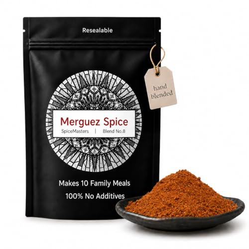Merguez Spice Mix - Superior Hand Blended Premium Mix by Spice Masters - Authentic Made Simple