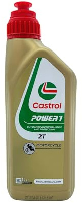 LUBRIALPHA - Olio Motore 2 Tempi | Lubrificante Semisintetico | Per Moto e Scooter Europei e Giapponesi | API TC, ISOLEGD, JASO FD | 5x1L | Portachiavi Cavatappi