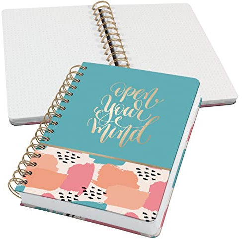 SIGEL JN611 Spiralblock A5 dotted, Notizblock Bullet Journal Jolie, 120 g/m², dickes 120g Papier, 240 Seiten, vegan, aus nachhaltigem Papier hergestellt