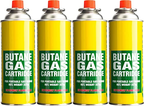 4×Universal Butane Gas Can Bottle Canister BBQ Portable Stove Cookers Cooker Grill Weed Burner Blow Torch