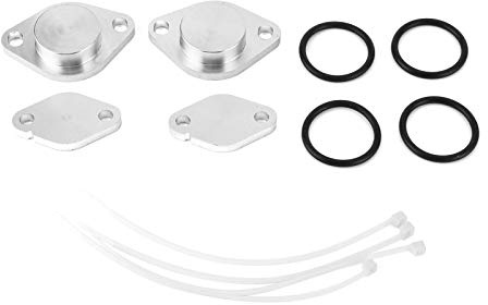 Yosoo Health Gear EGR Delete Kit, 3 X8R0021 | Aluminum blanking plates with O-rings, for TDV6 engine, EGR removal